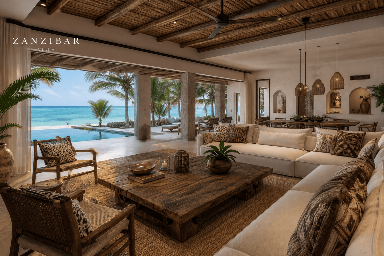 Premium luxury interior finishing materials for Zanzibar villas and hotels